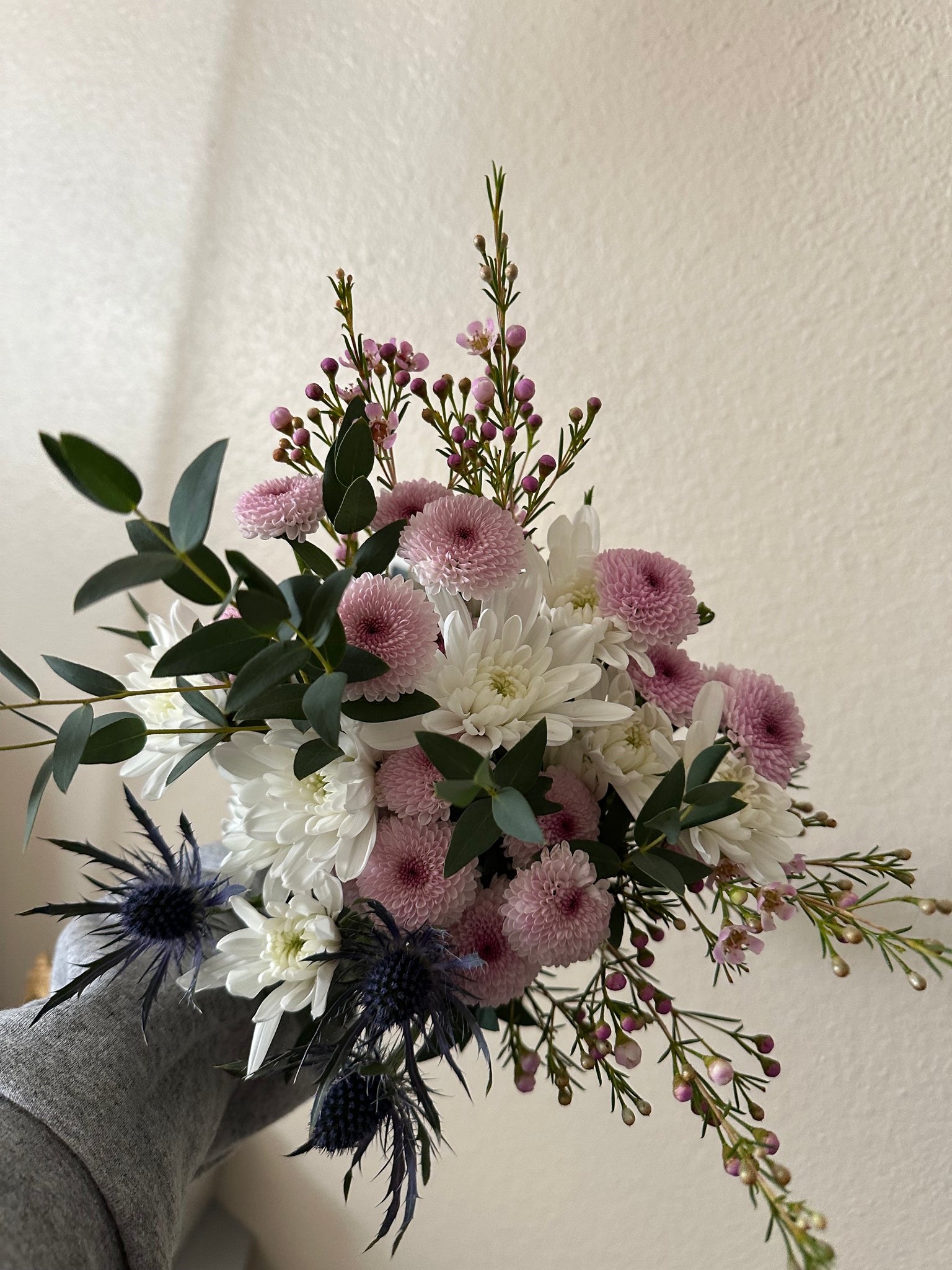 pretty in pink floral arrangement