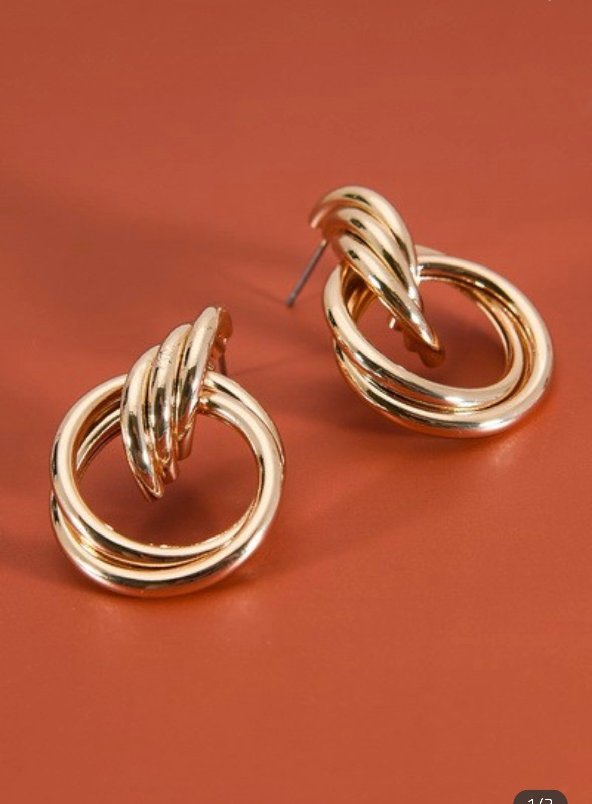 duet hoop earrings