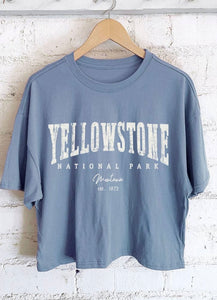 yellowstone cropped tee