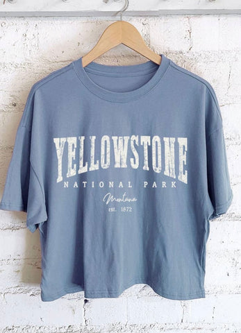 yellowstone cropped tee