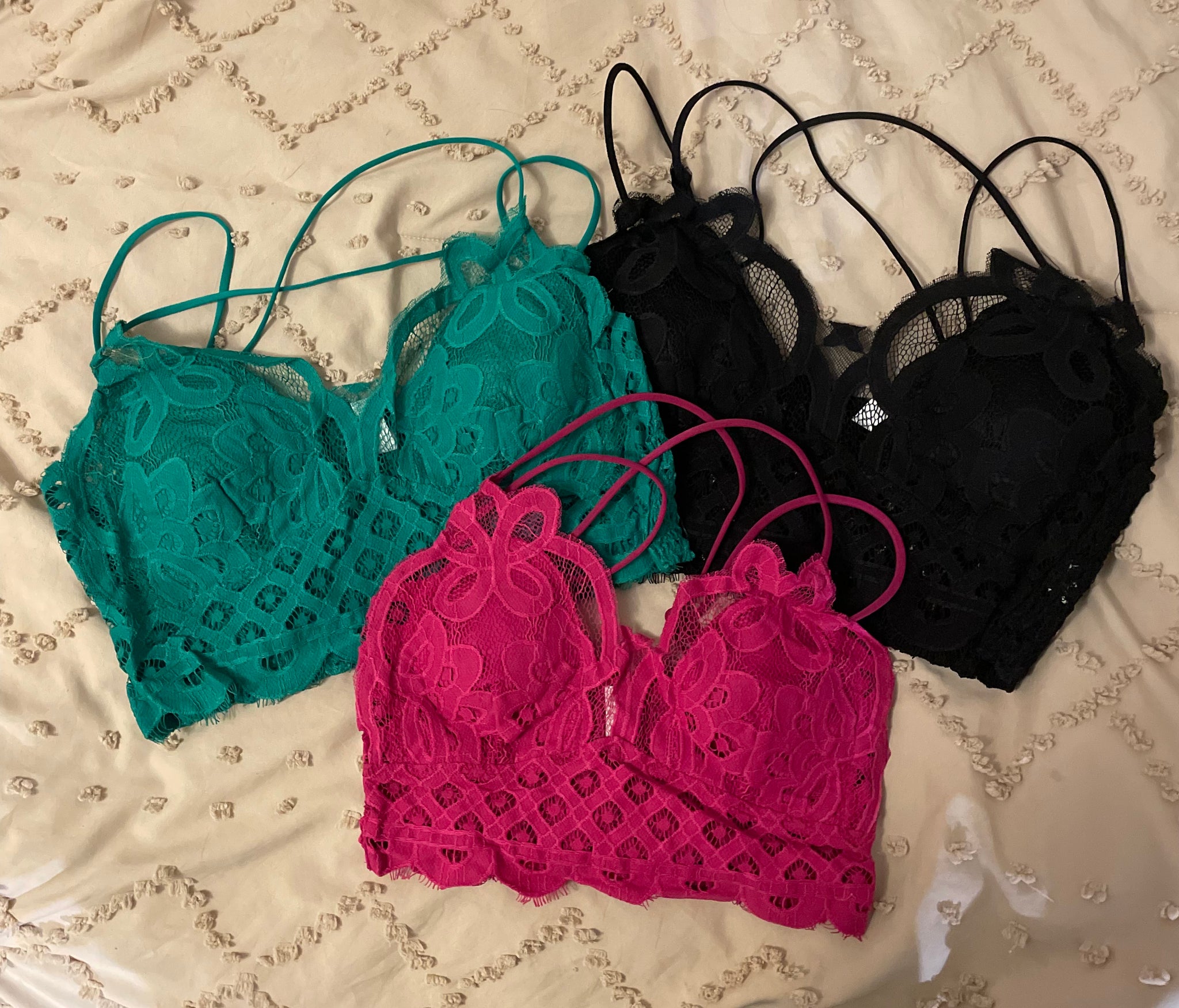 lace bralettes