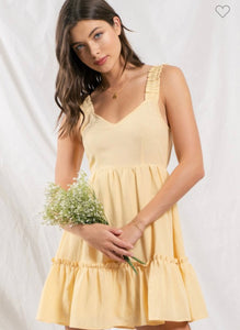 pale yellow sundress